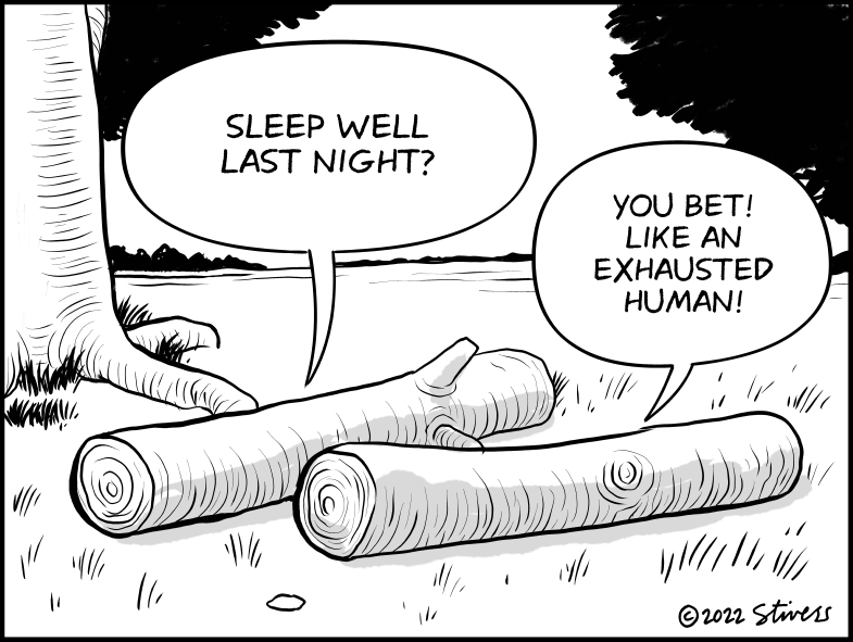 Sleeping logs